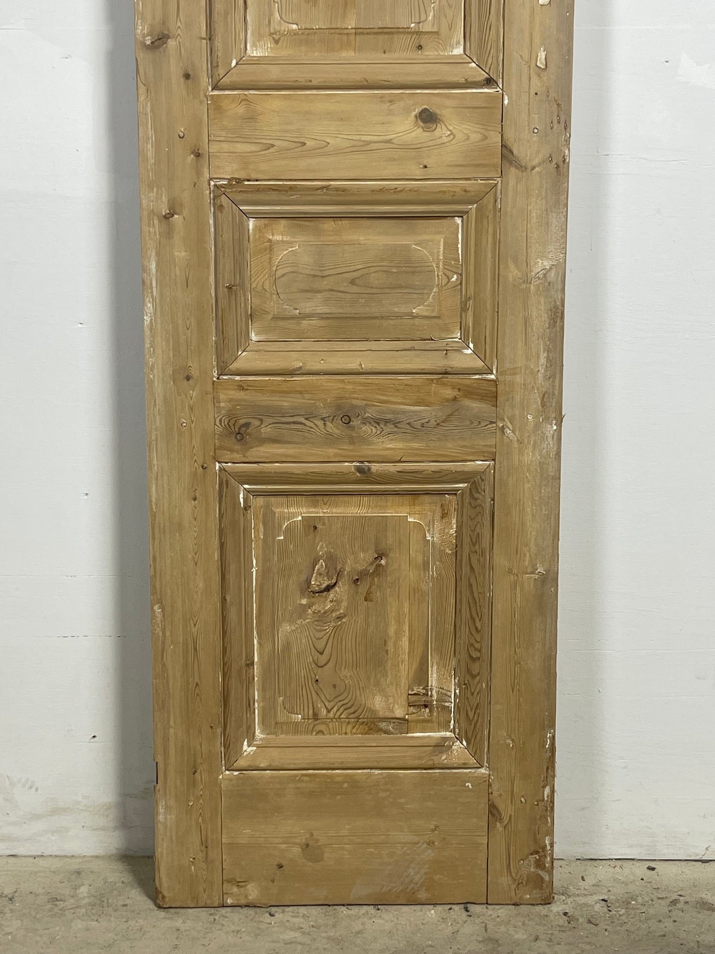 Antique French panel door (100.5x22.5) L379