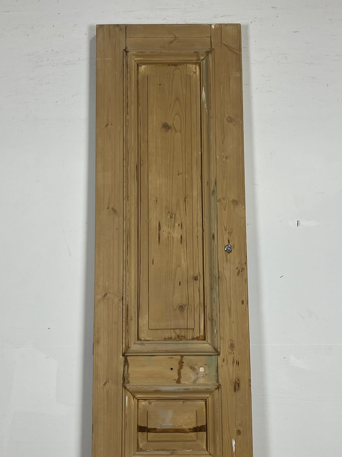 Antique French panel door (93x20.5) L381