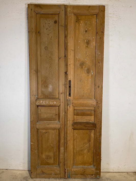 Antique French panel Doors (92.75x39) K742