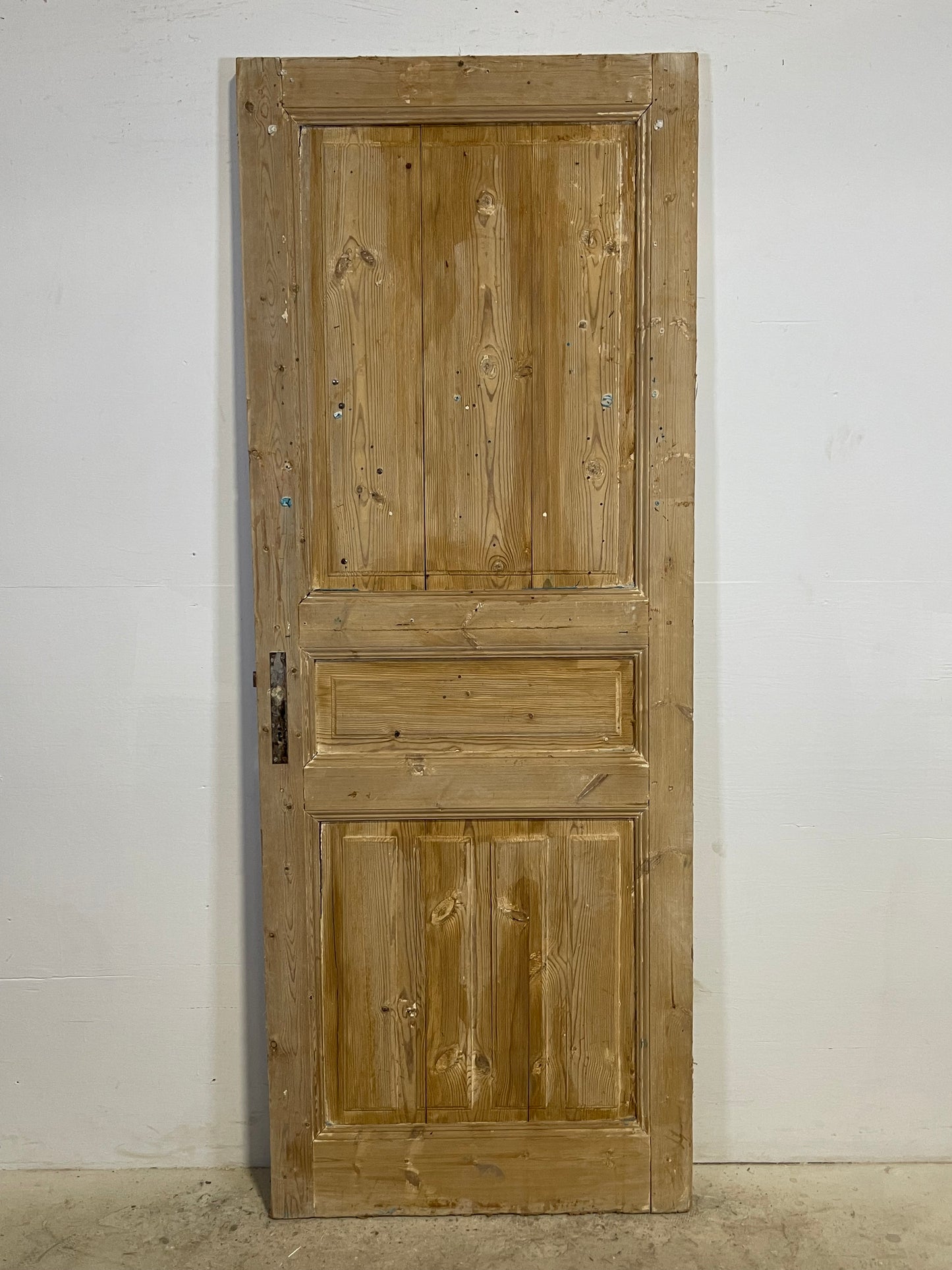 Antique French Panel Door   (84.75x32.25) L327