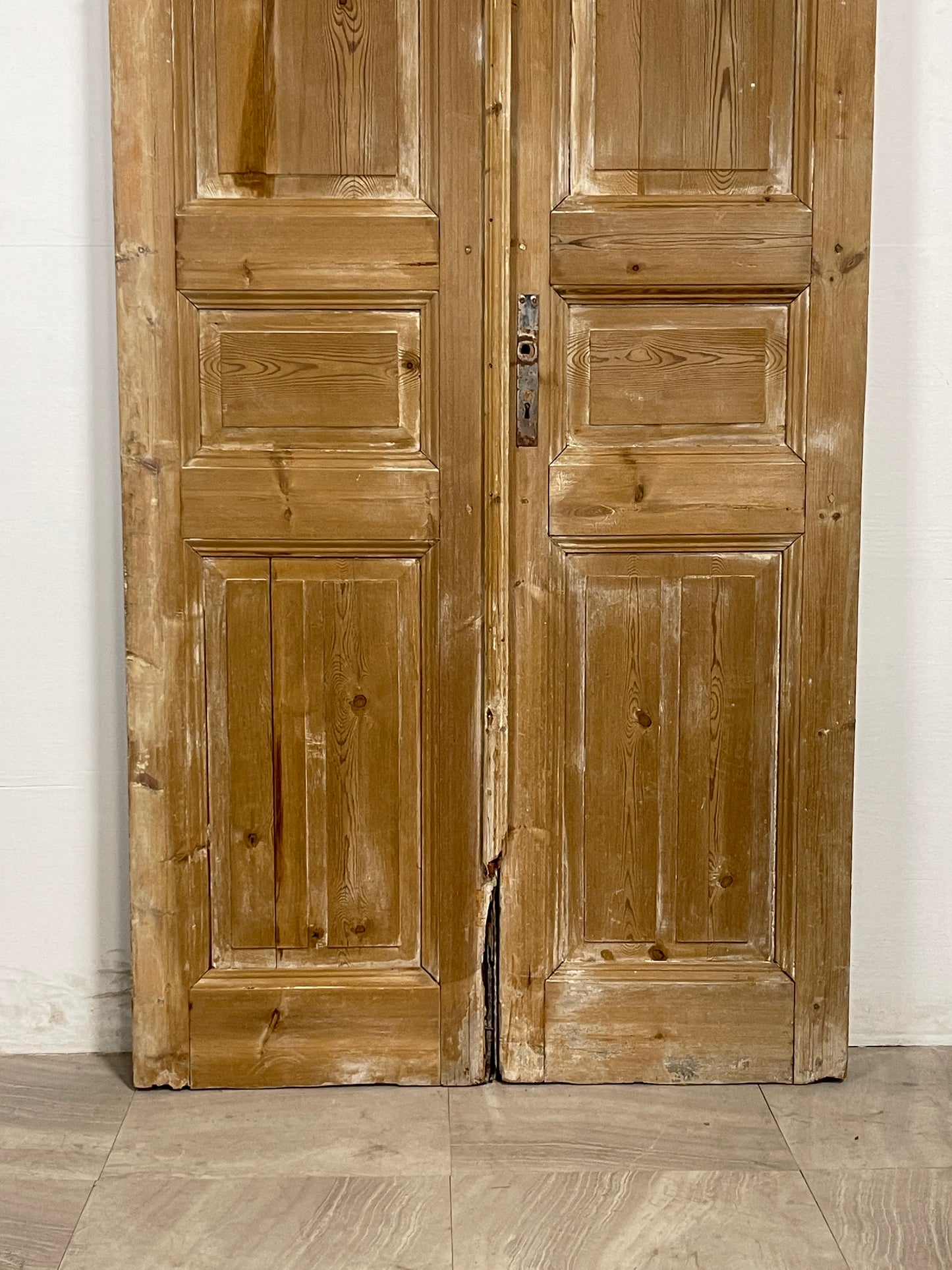 Antique French panel Doors  (101 x 41.5)   N087