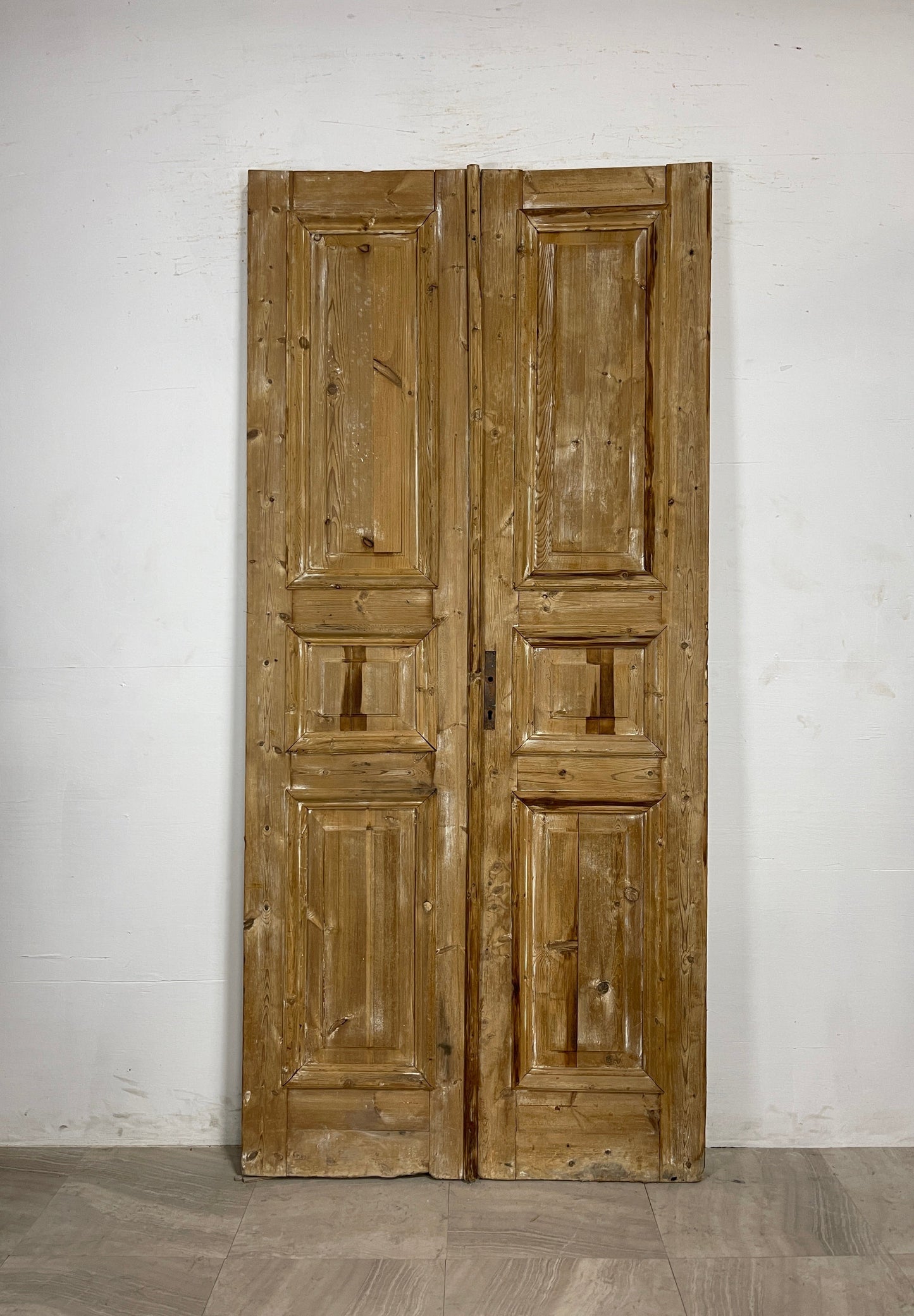 Antique French panel Doors  (94.25 x 43.25)   N084