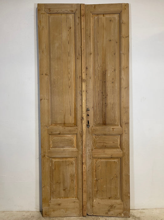 Antique French panel Doors (104.25x44) L295