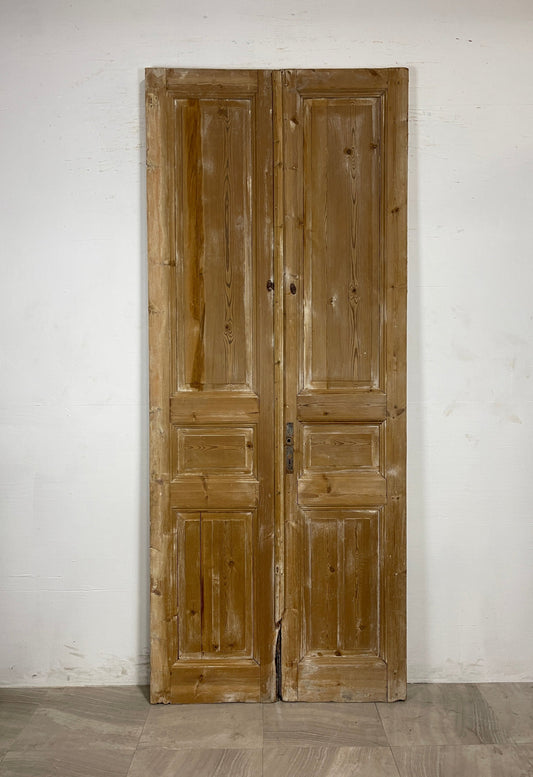 Antique French panel Doors  (101 x 41.5)   N087