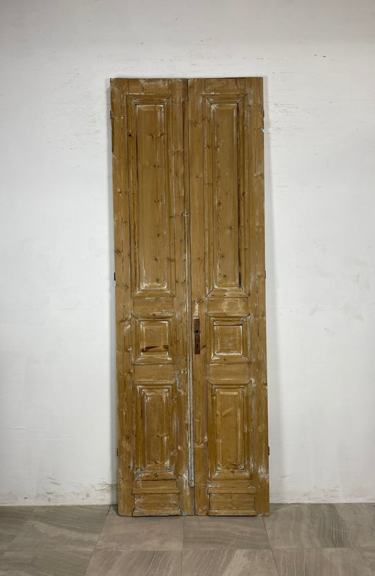 Antique French panel Doors   (101.25 x 35)  N090