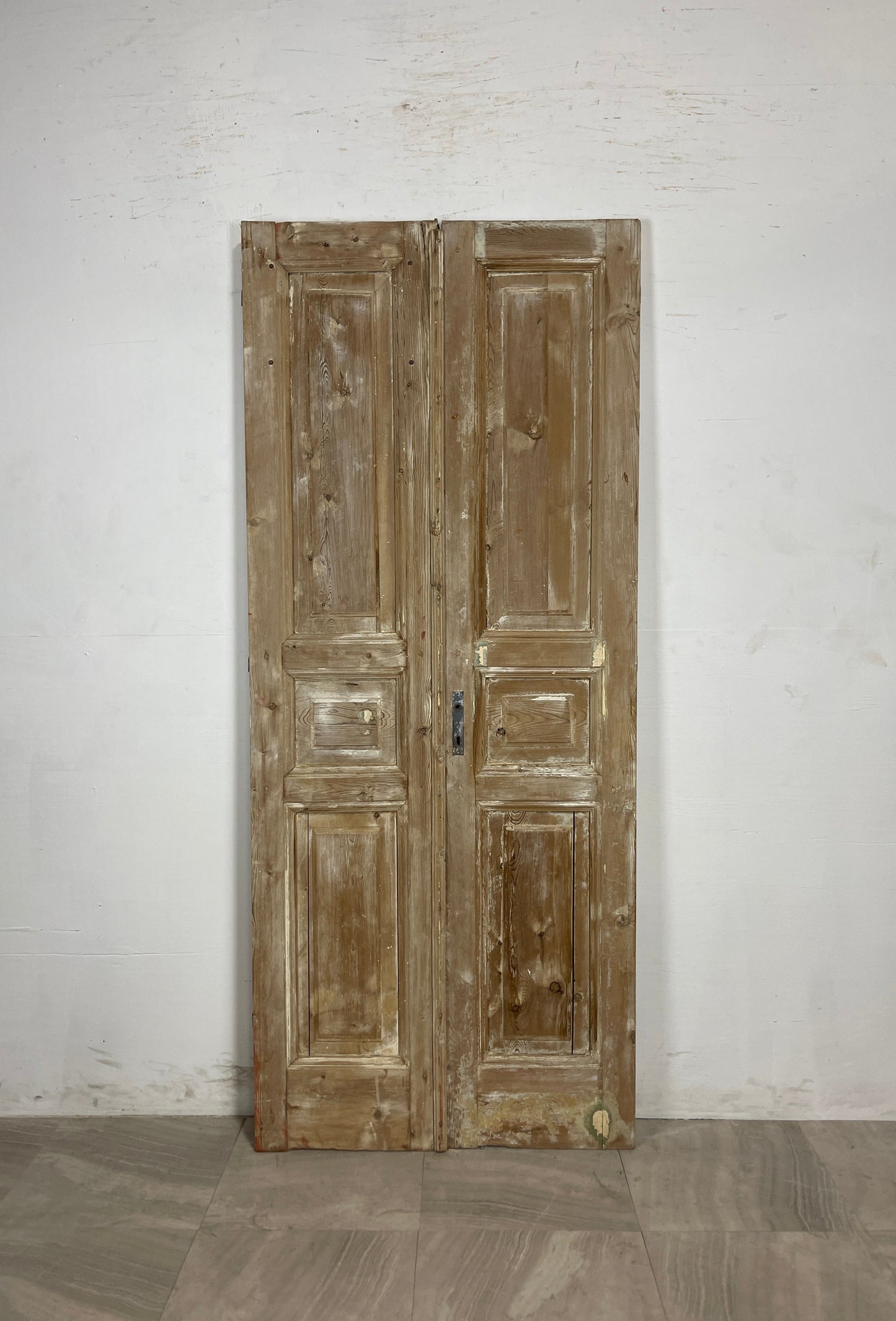 Antique French panel Doors  (84.5 x 35.5)  N097