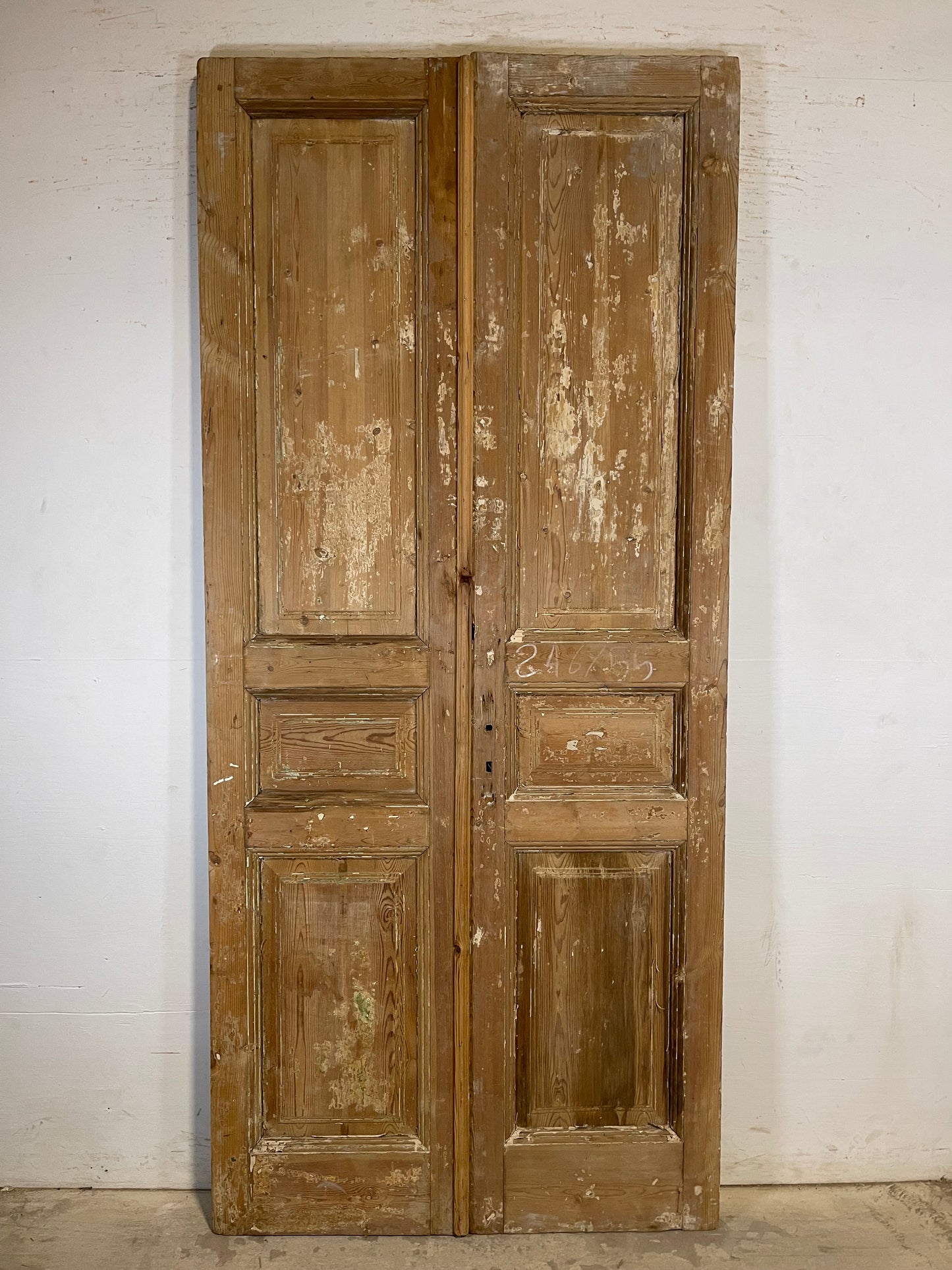 Antique French panel Doors (96.75x43.25) K741