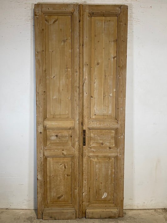 Antique French panel Doors (93.75x39.5) K475