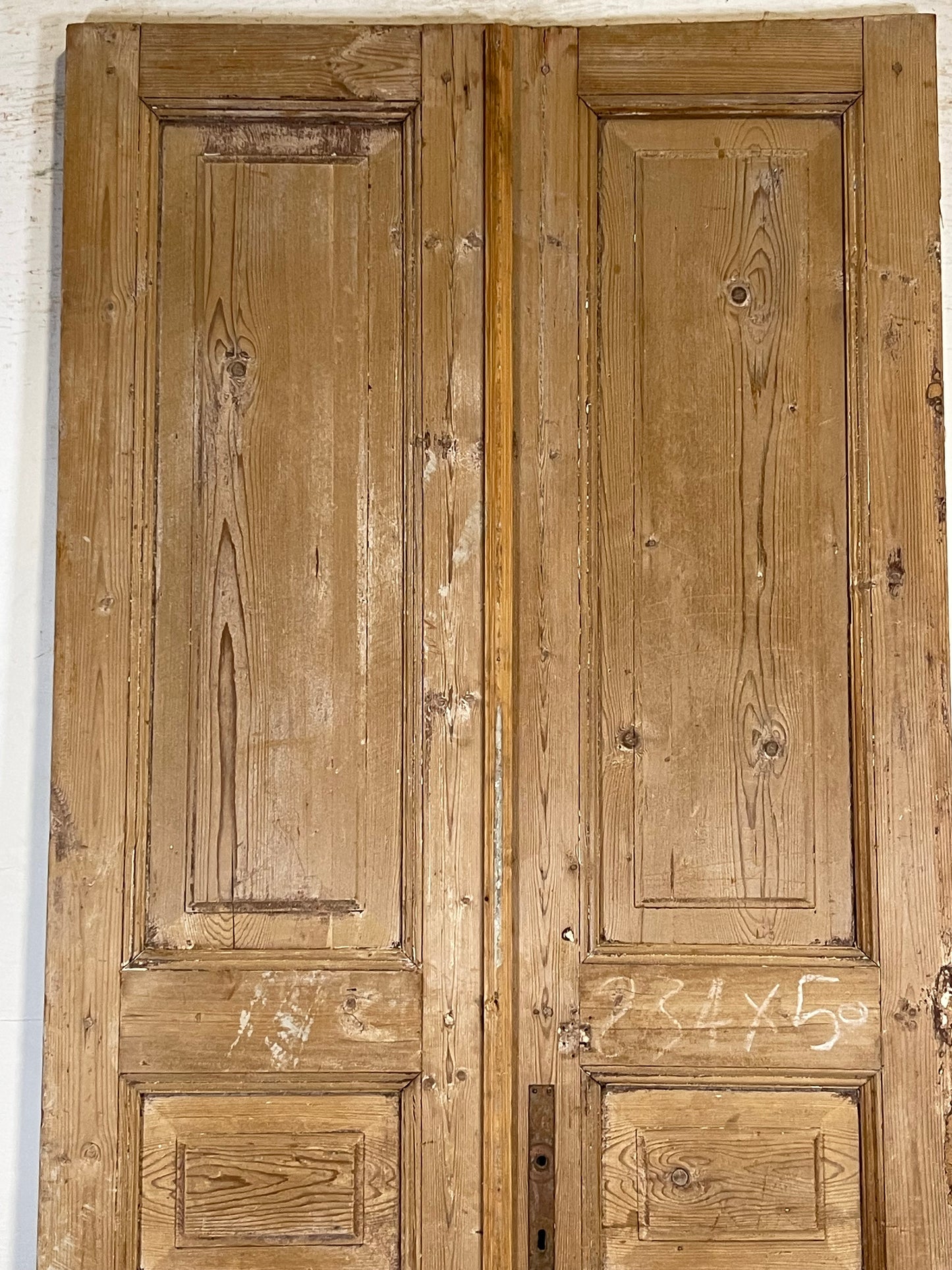 Antique French panel Doors (92.25x38.5) K730