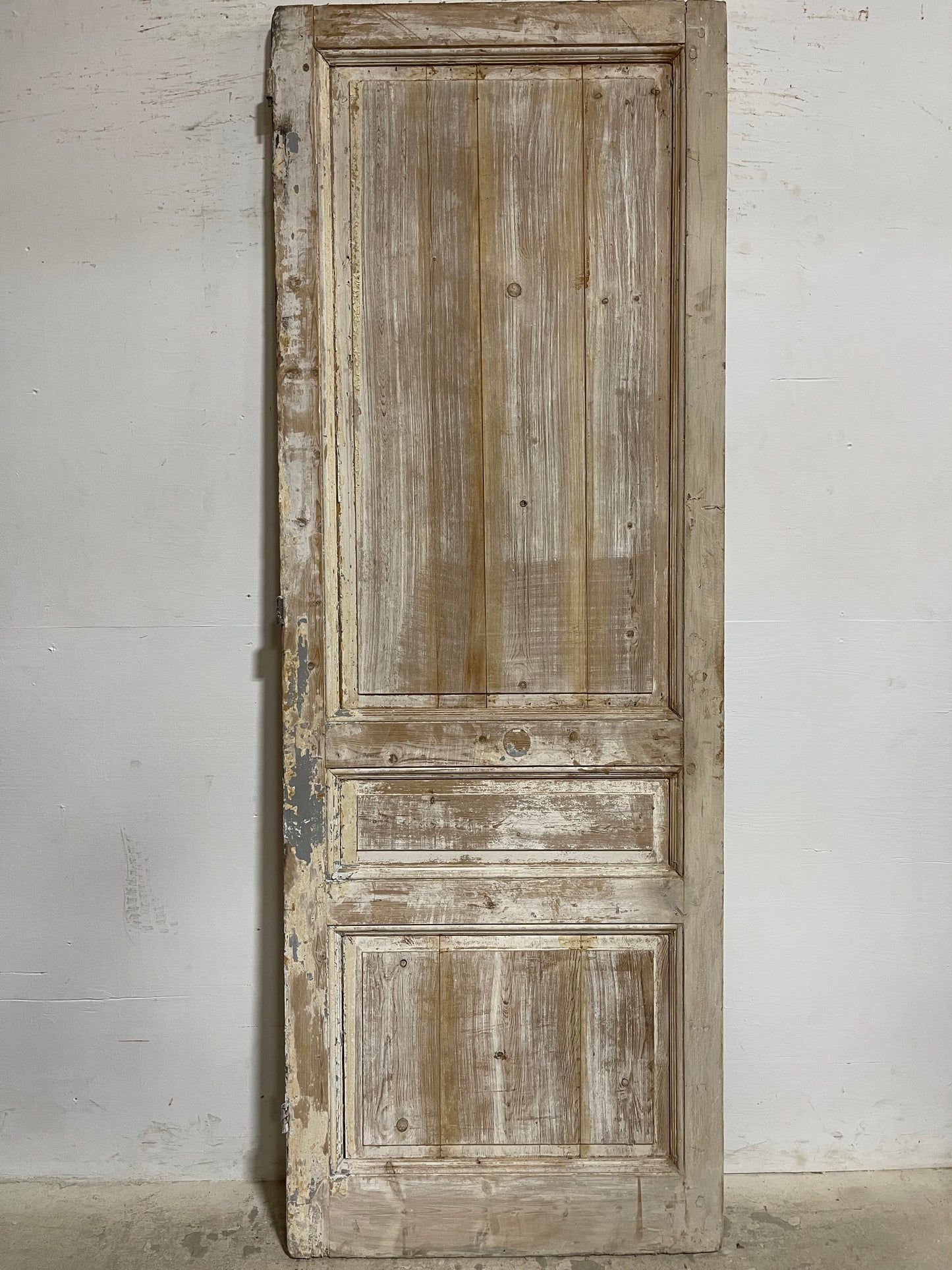 Antique French panel door (94.25x33.75) K809