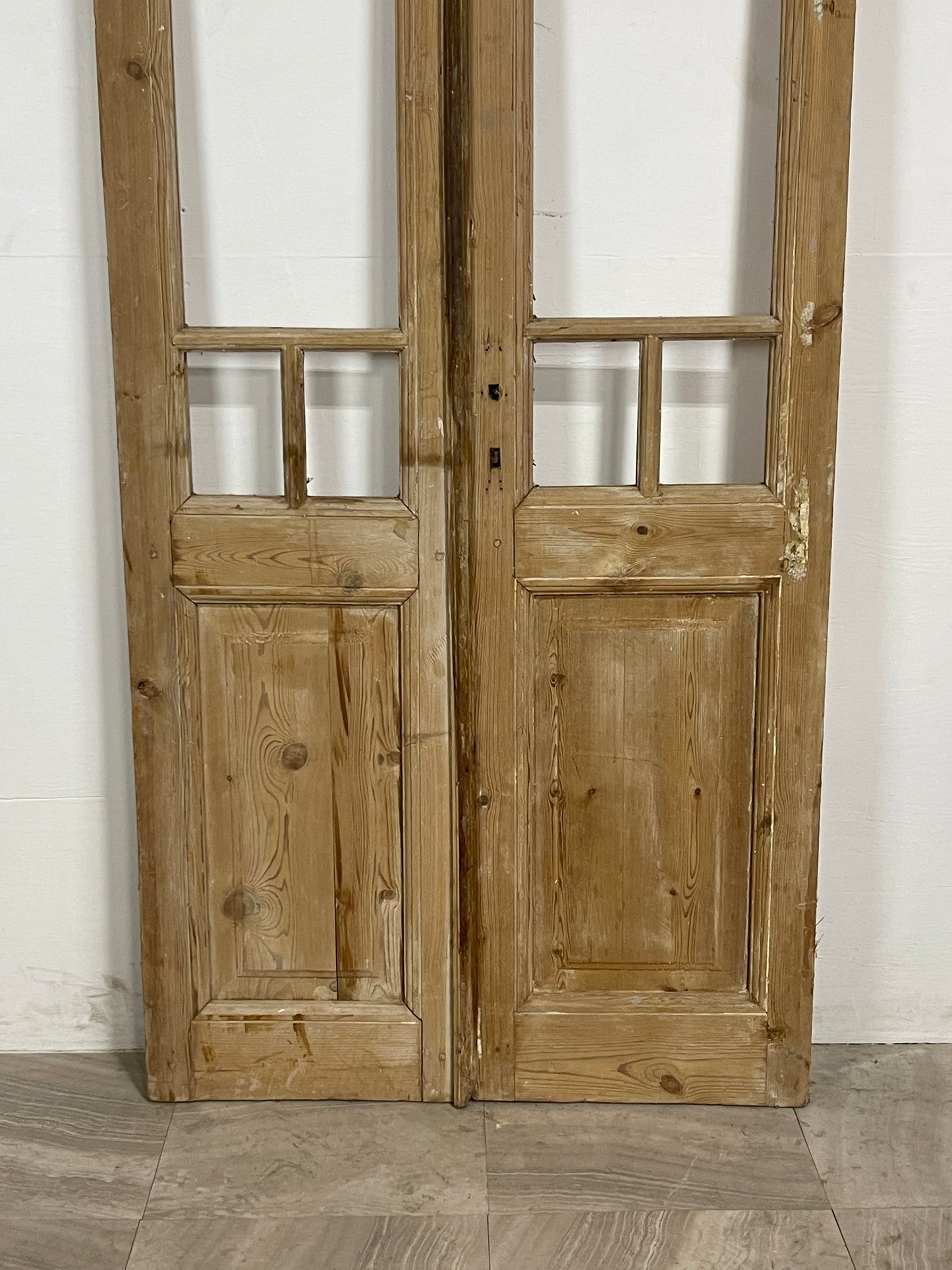 Antique French Panel Doors without Glass   (89.25 x 38.5)   N036