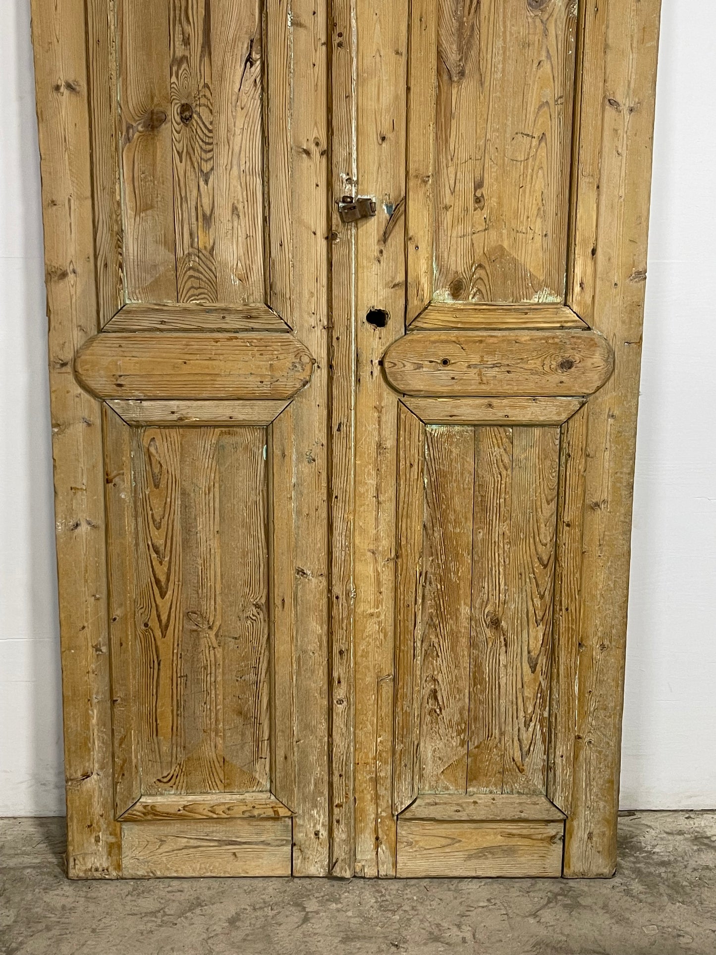 Antique  French Panel Doors with Carving  (88  x 44) M047