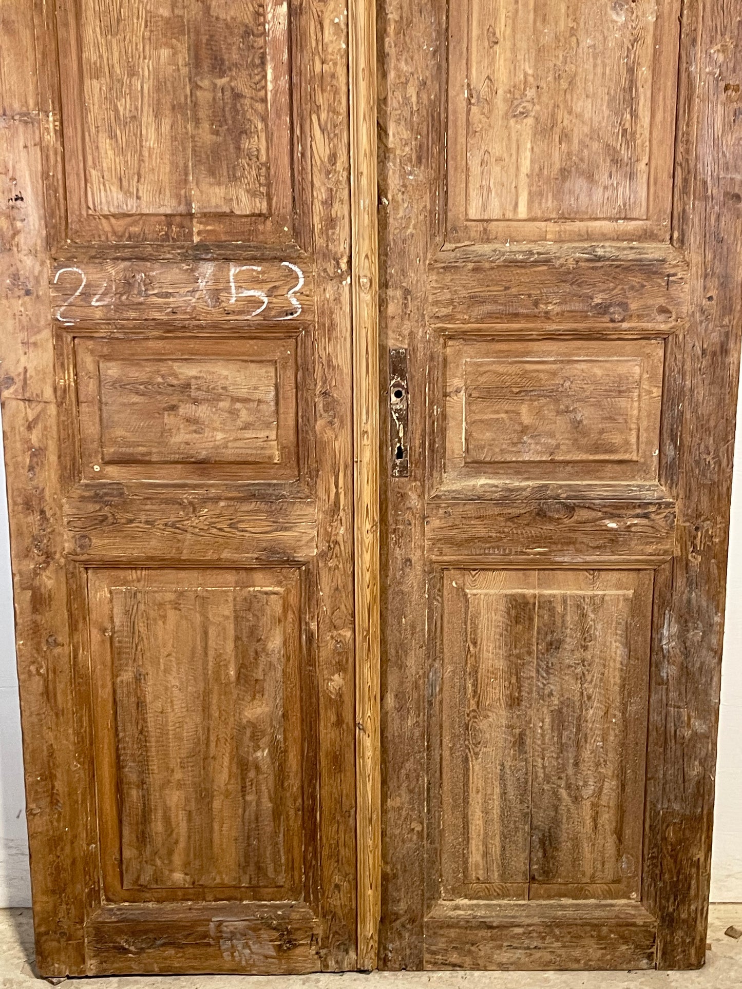 Antique French panel Doors (96.75x42.5) K713