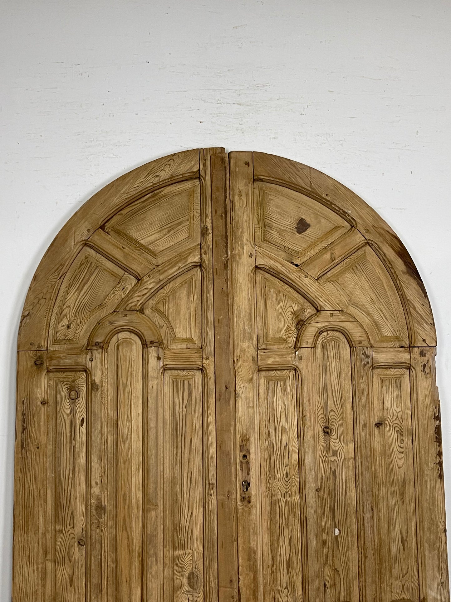 Antique  French Panel Doors with Carving  (87 x 56) M014