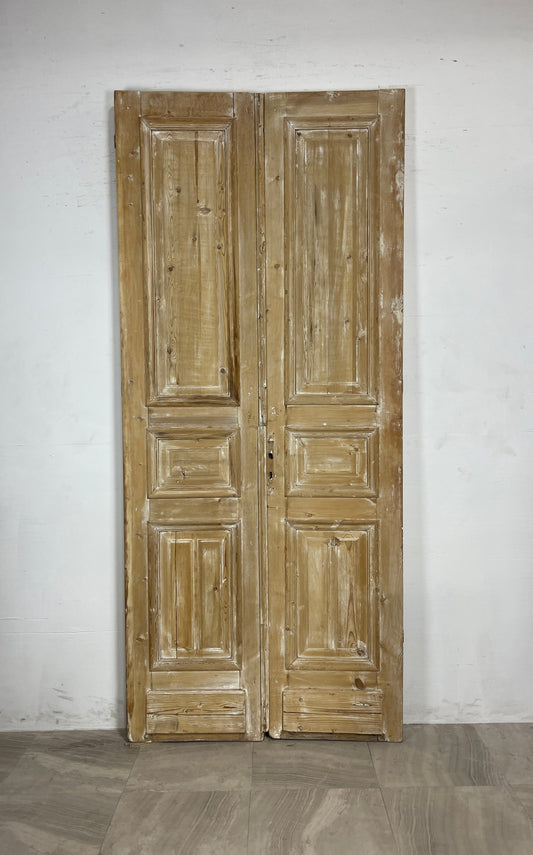 Antique French panel Doors  (101.25 x 44)  N066