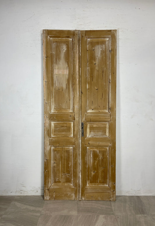 Antique French panel Doors  (94 x 39.75)  N088