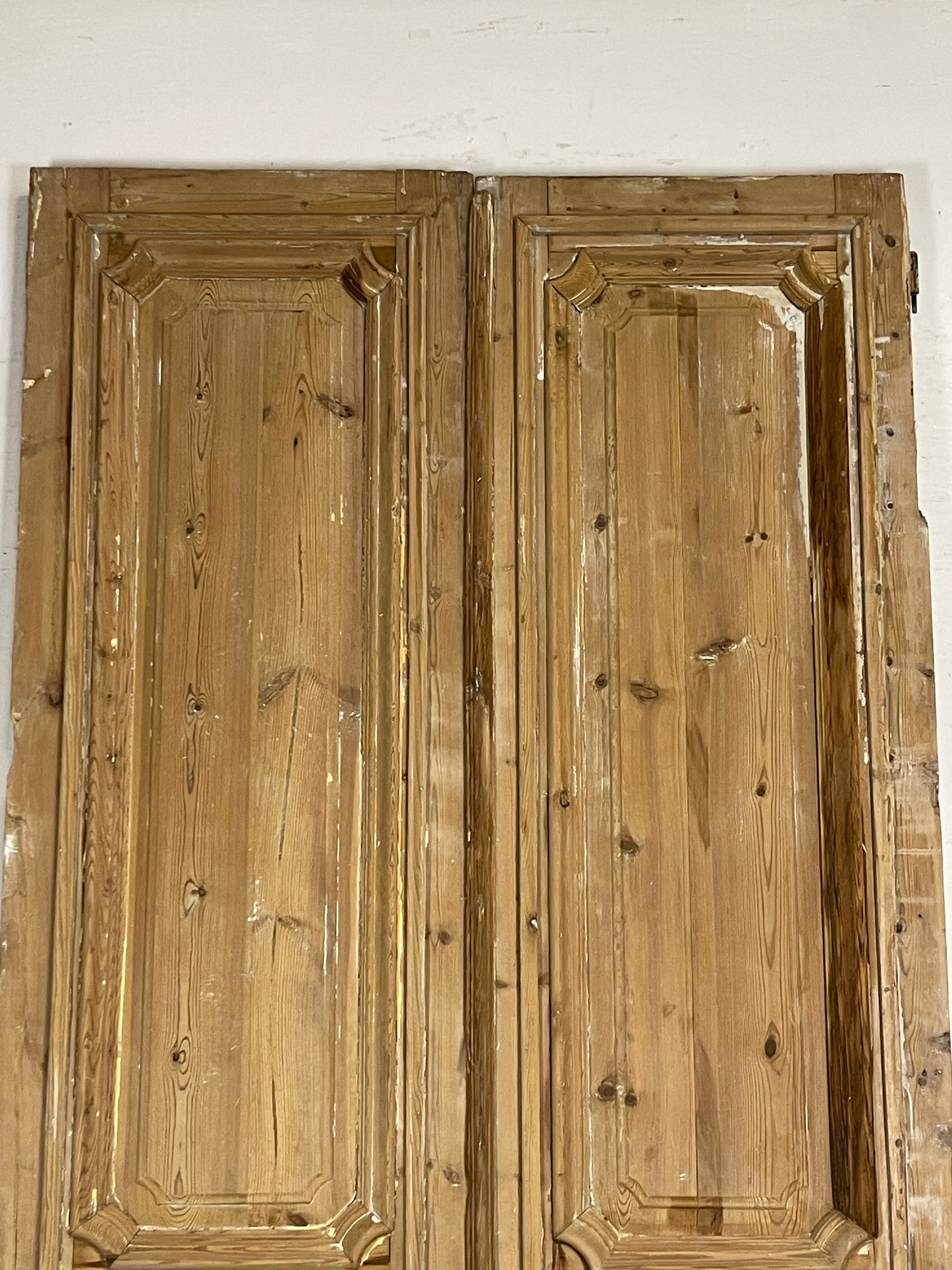 Antique  French Panel Doors with Carving  (110  x 48) M056