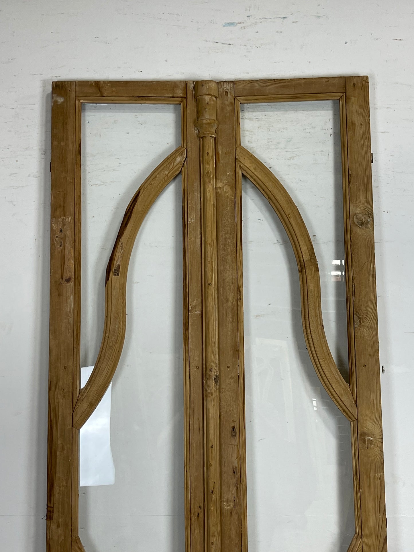 Antique  French Panel Doors with Carving  (98 x 37) M050