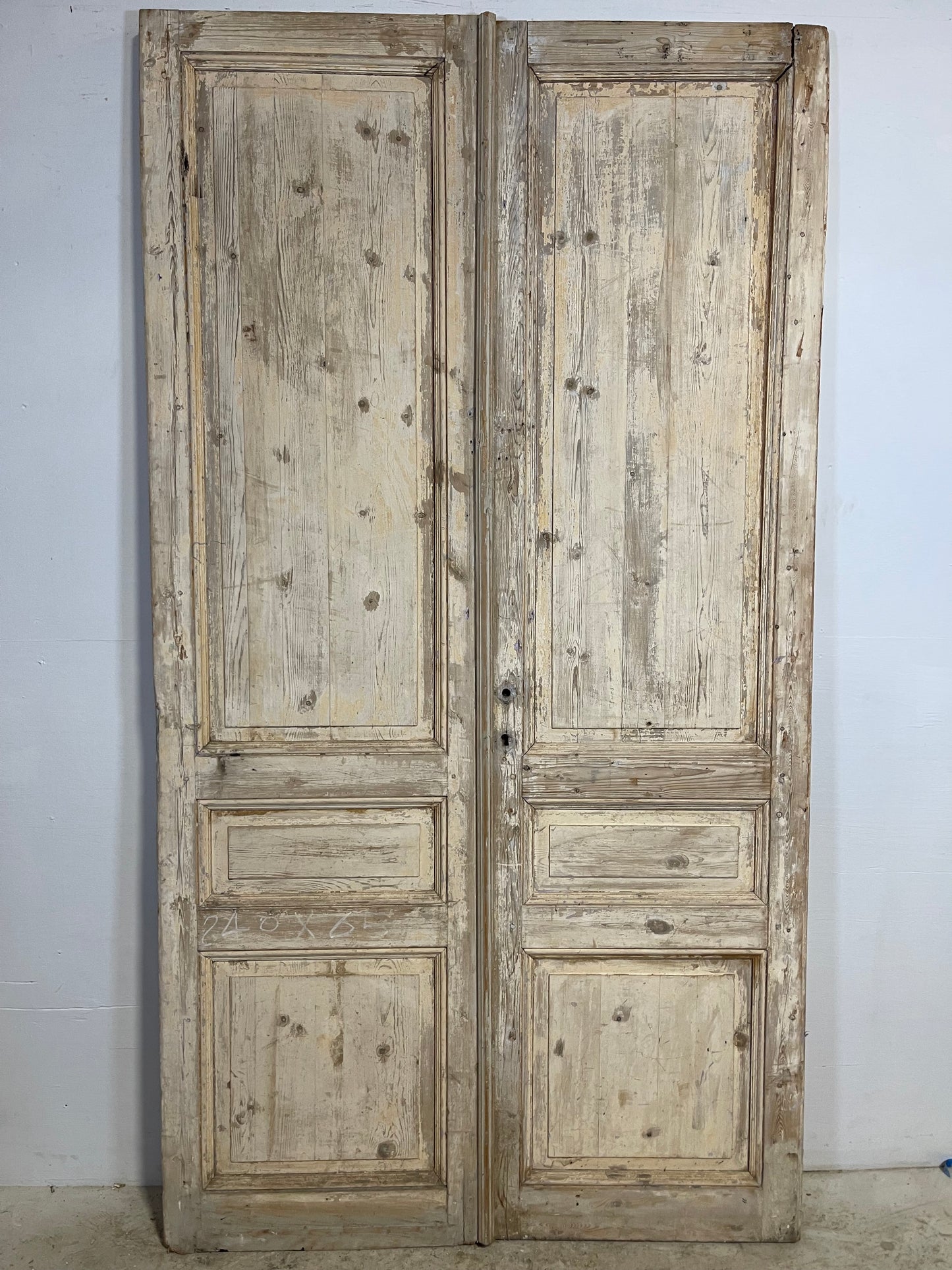 Antique French panel Doors (94.5x51) L276