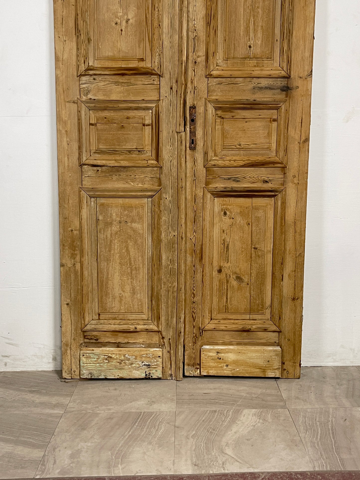 Antique French panel Doors (88 x 43.75)   N083