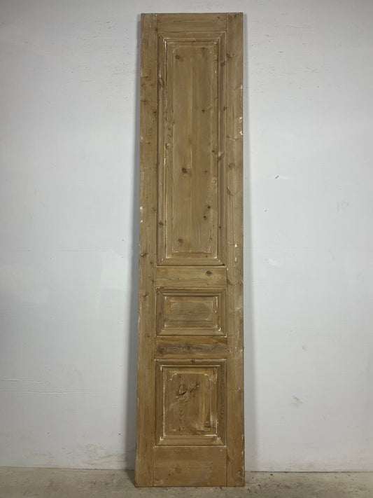 Antique French panel door (100.5x22.5) L379