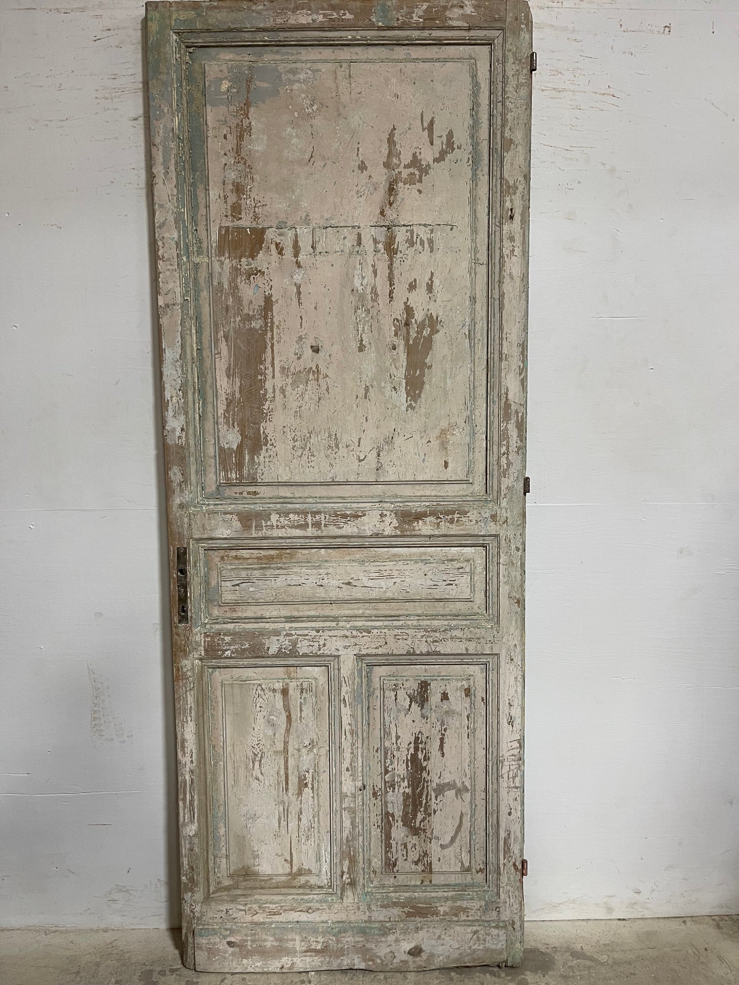 Antique French panel door (95.75x35.5) K803