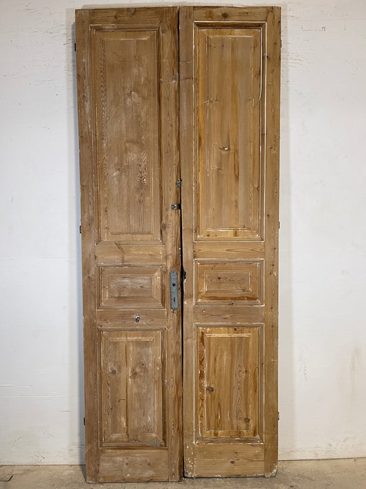 Antique French panel Doors (98x41.5) K666