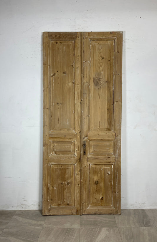 Antique French panel Doors    (98 x 42.5) N089