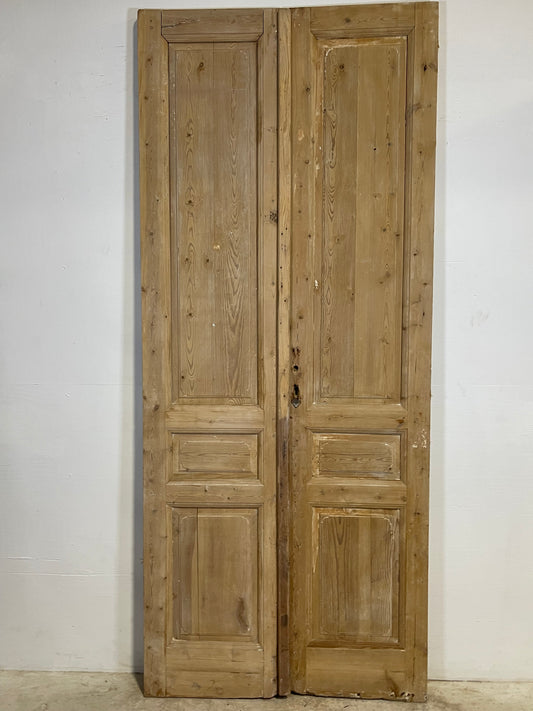 Antique French panel Doors (104.25x43.75) L296