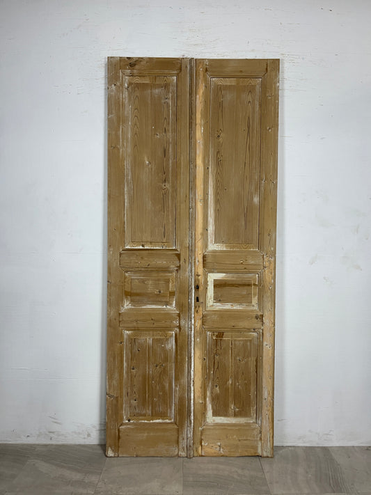 Antique French panel Doors  (93.75 x 40)  N100