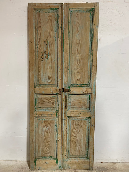 Antique French panel Doors (92.5x36.75) J645