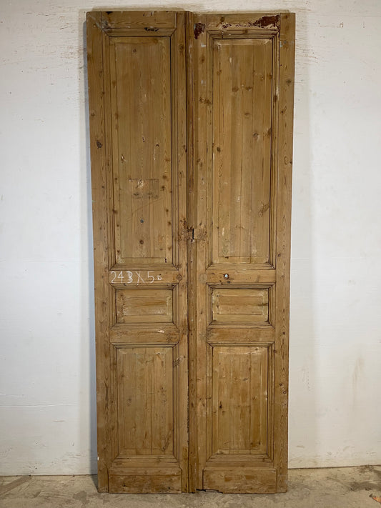 Antique French panel Doors (95.5x39.25) K739