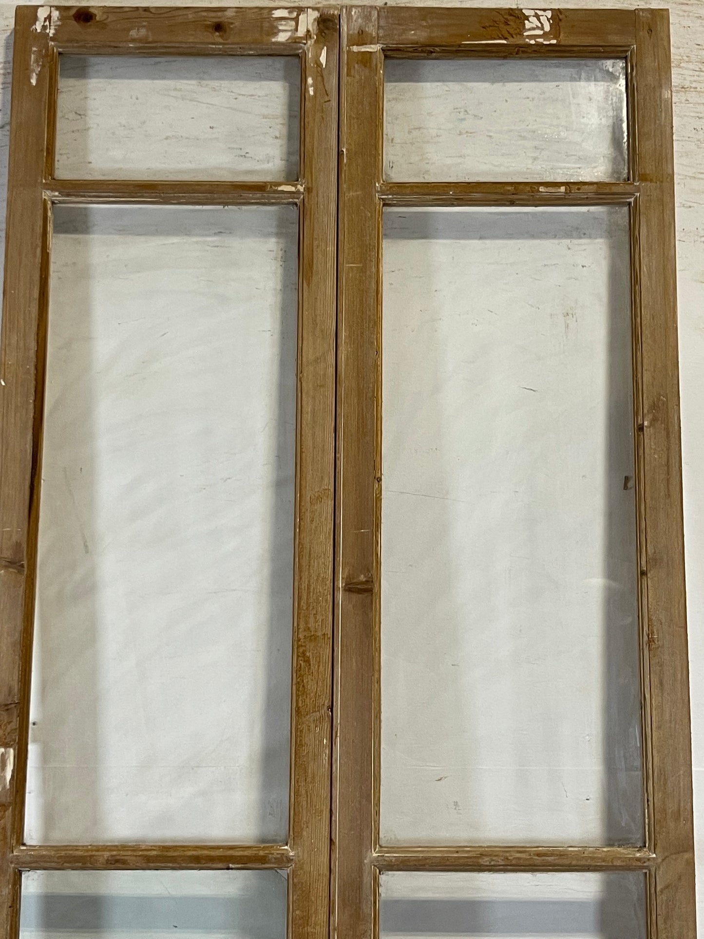 Copy of Antique French panel doors with glass (93x38.75) L189 not found