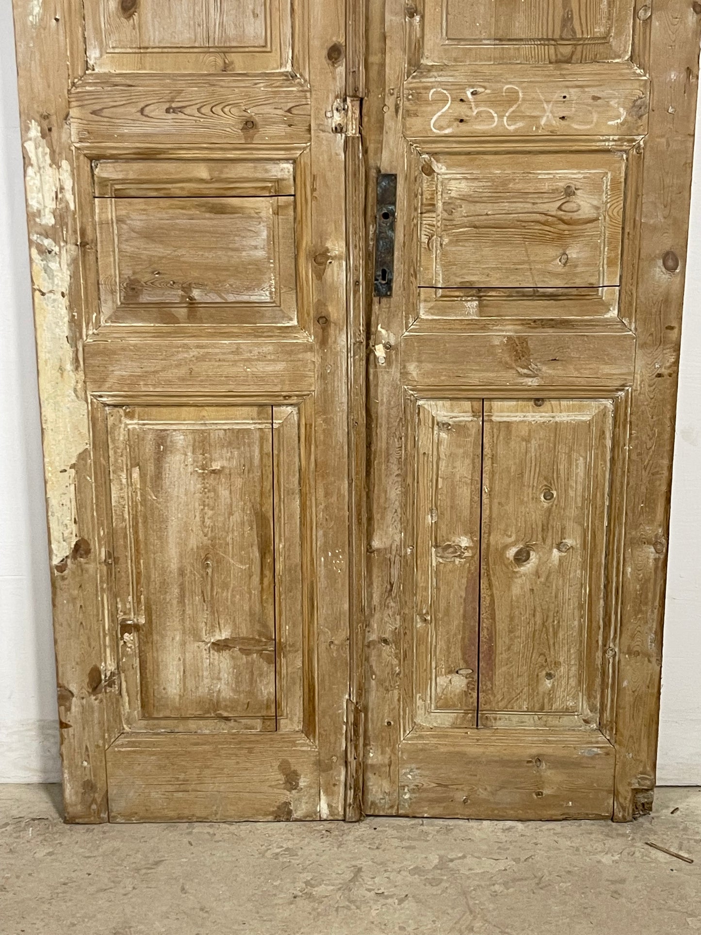 Antique French panel Doors (99.25 x 41.75) M155