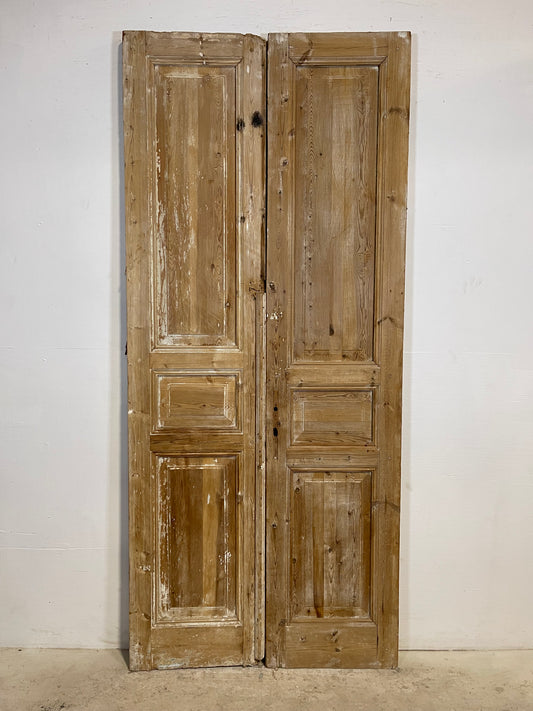 Antique French panel Doors (93.5x40.5) L283