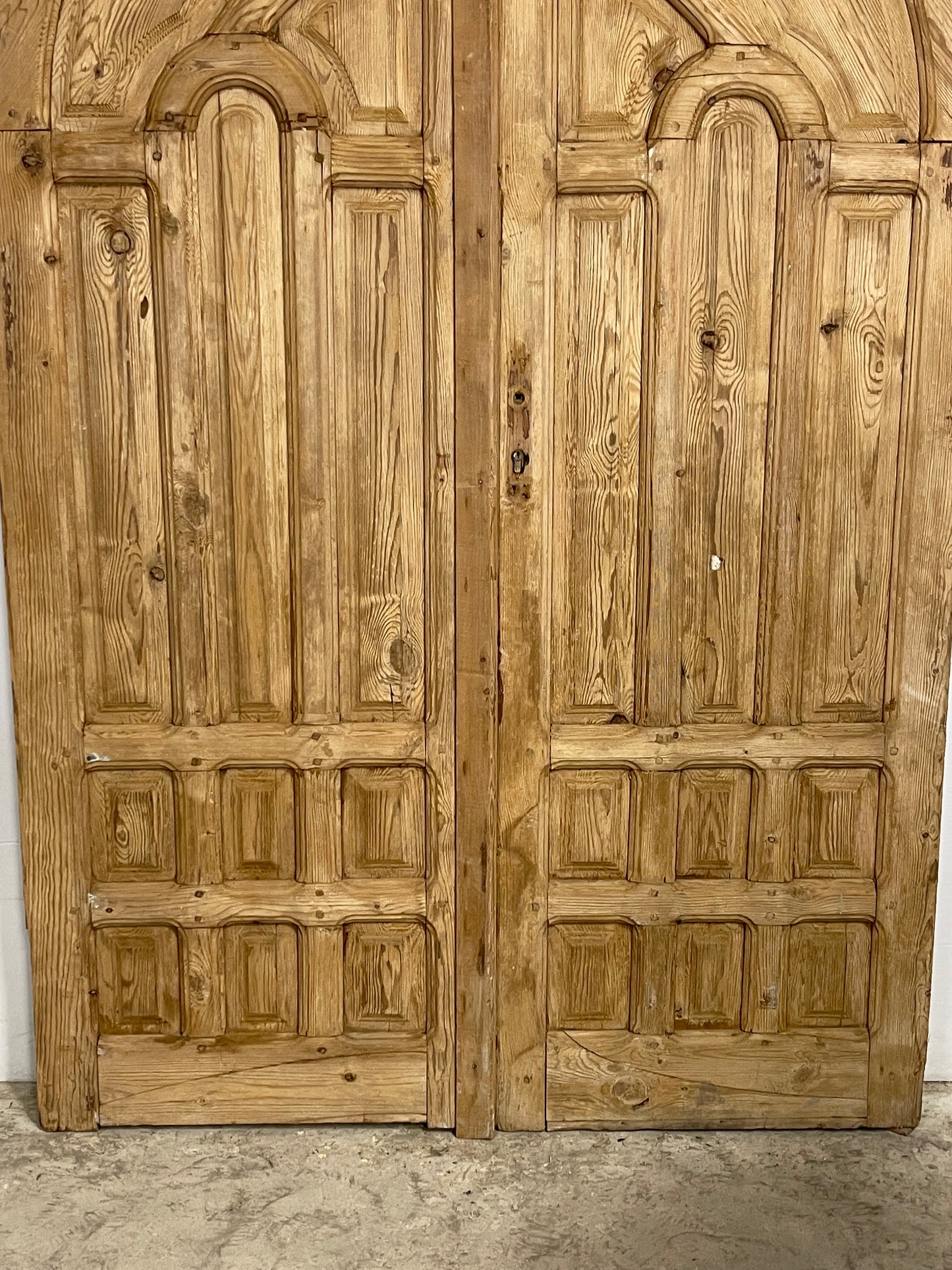 Antique  French Panel Doors with Carving  (87 x 56) M014