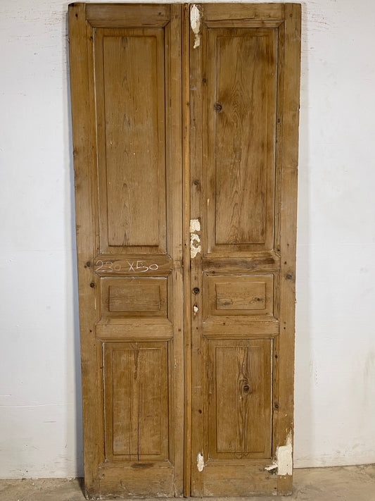 Antique French panel Doors (91x40.5) K650