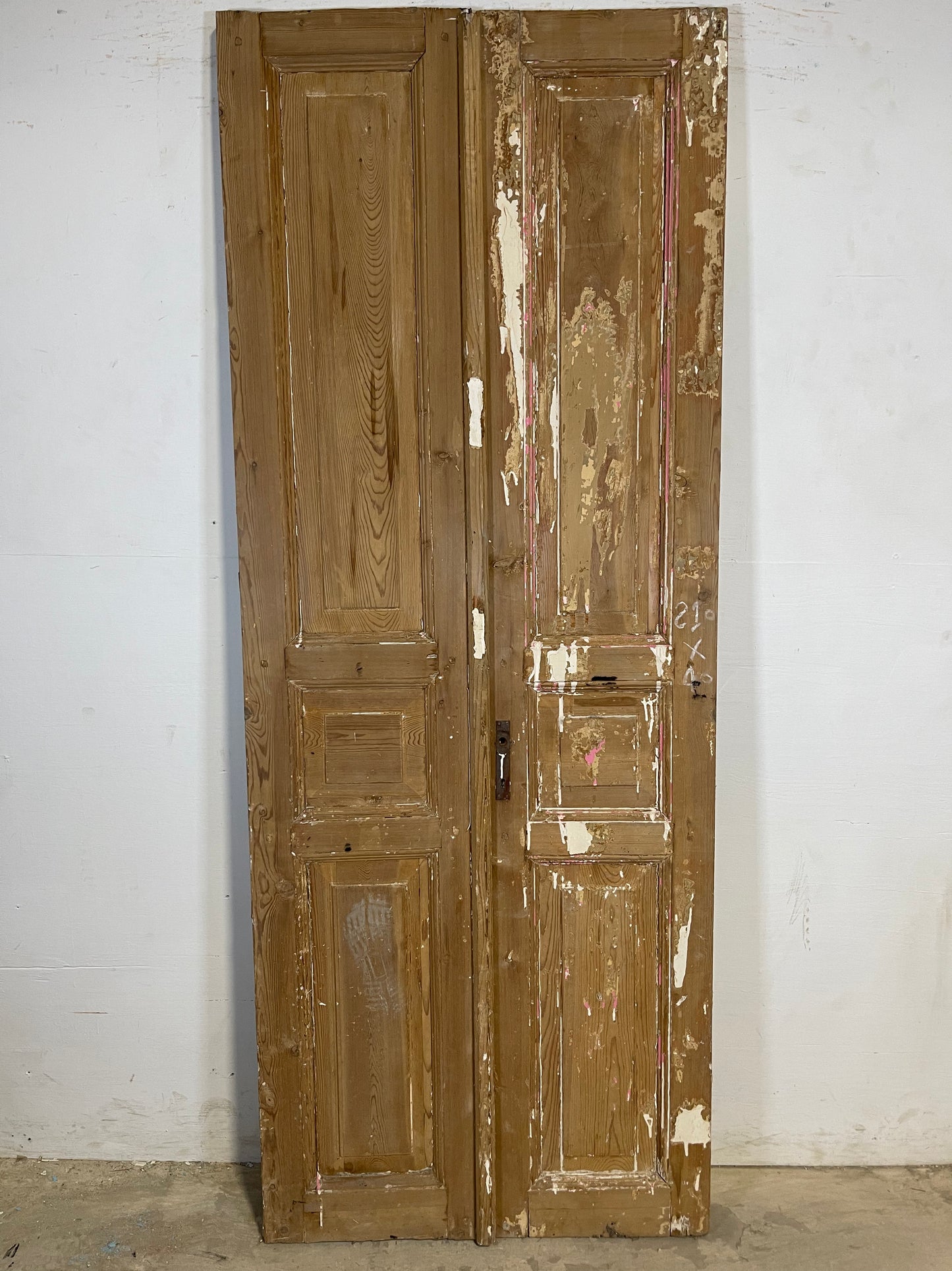 Antique French panel Doors (82.75 x 32) K649