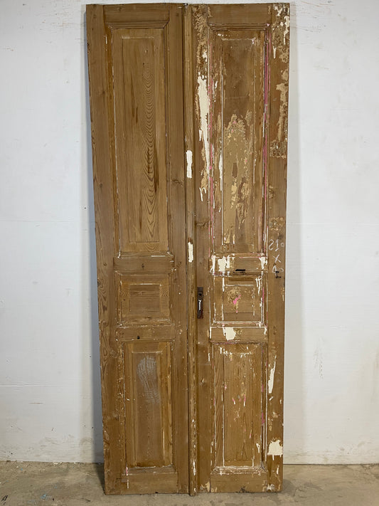 Antique French panel Doors (82.75 x 32) K649