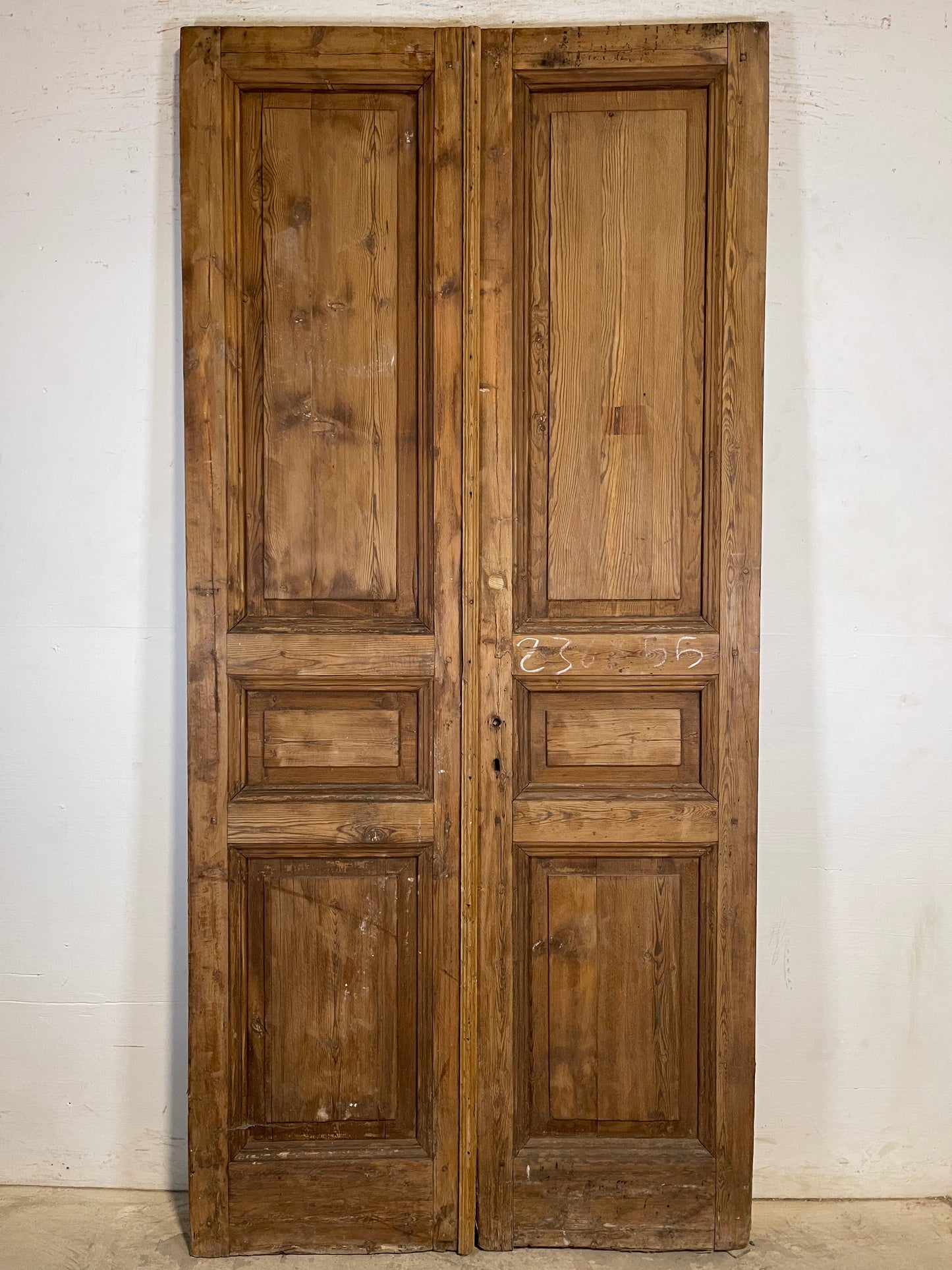 Antique French panel Doors (93.25x43.5) K732