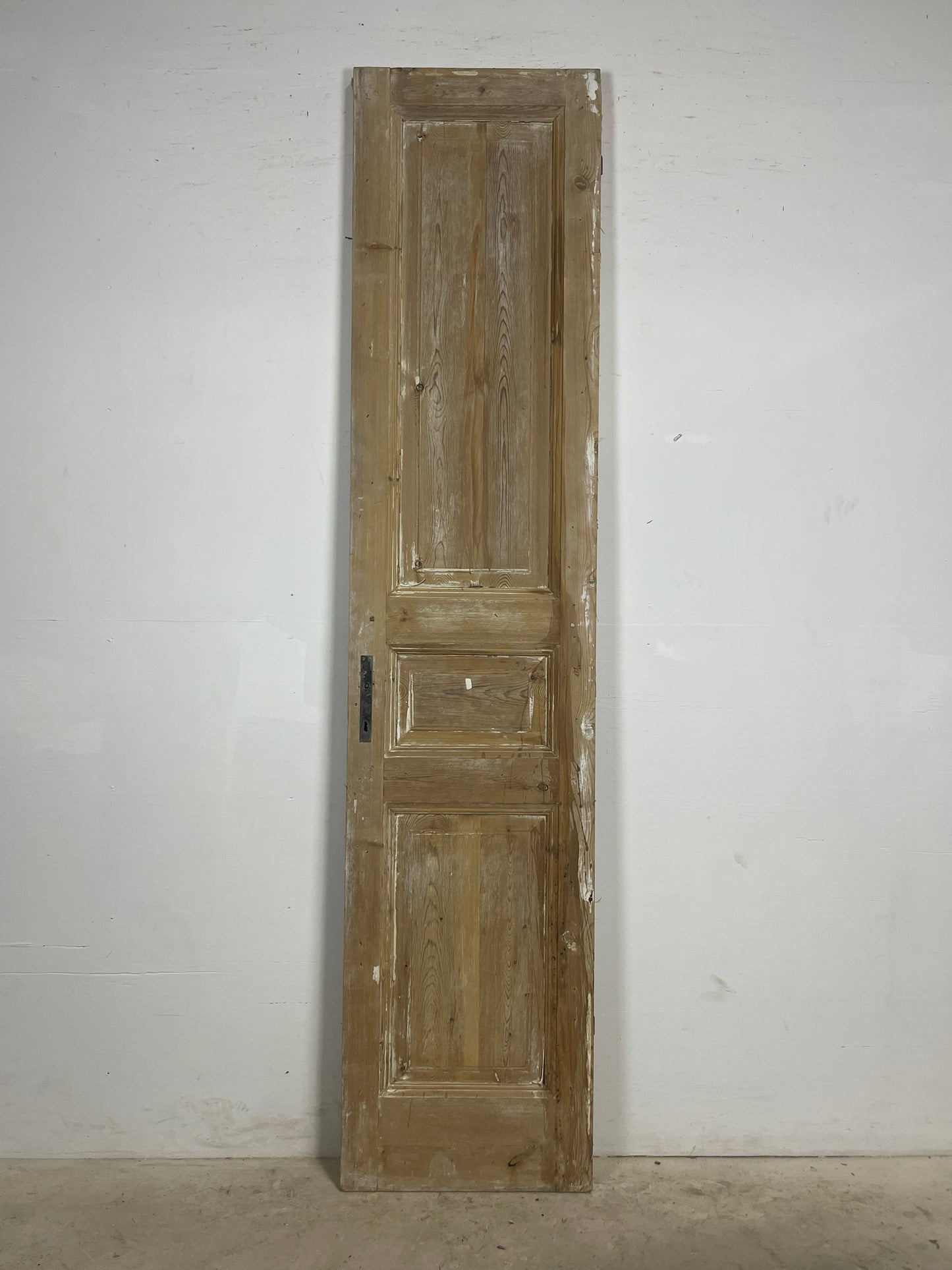 Antique French panel door (95.75x21.5) L372