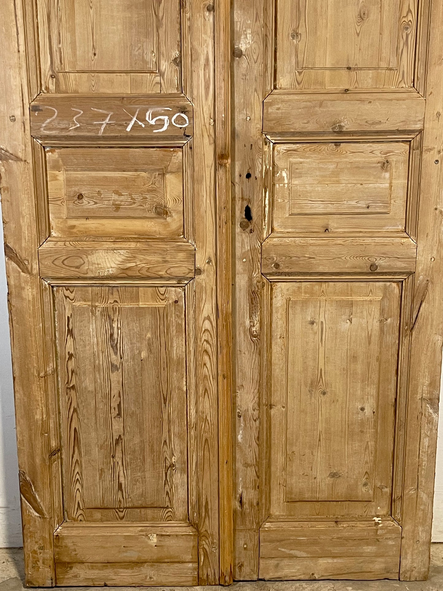 Antique French panel Doors (93.25x38.5) K740