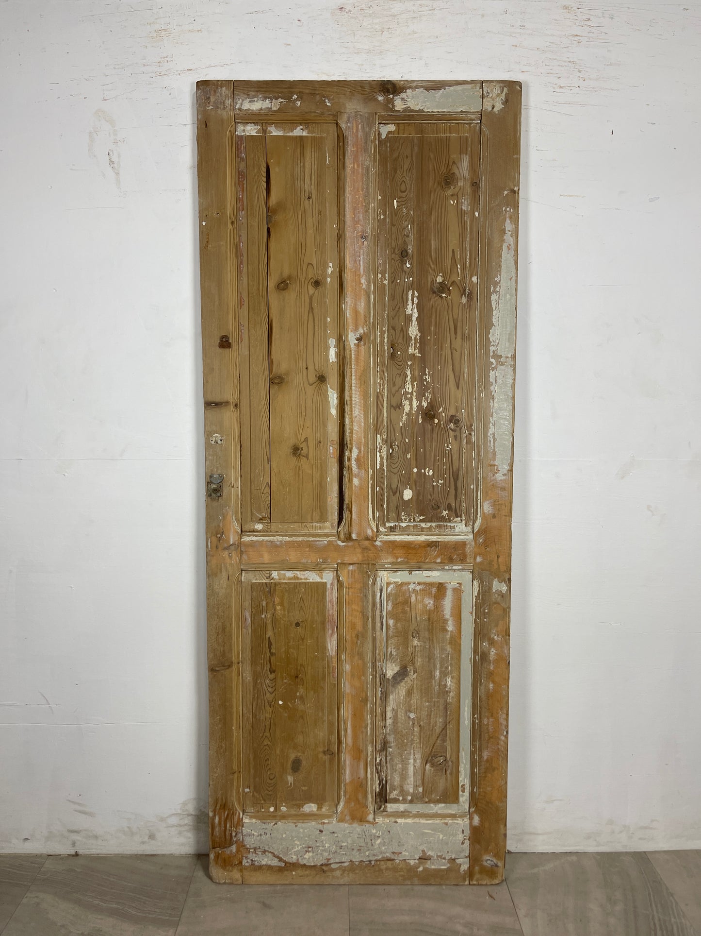 Antique French Panel Door   (87.75 x 33.75) N214