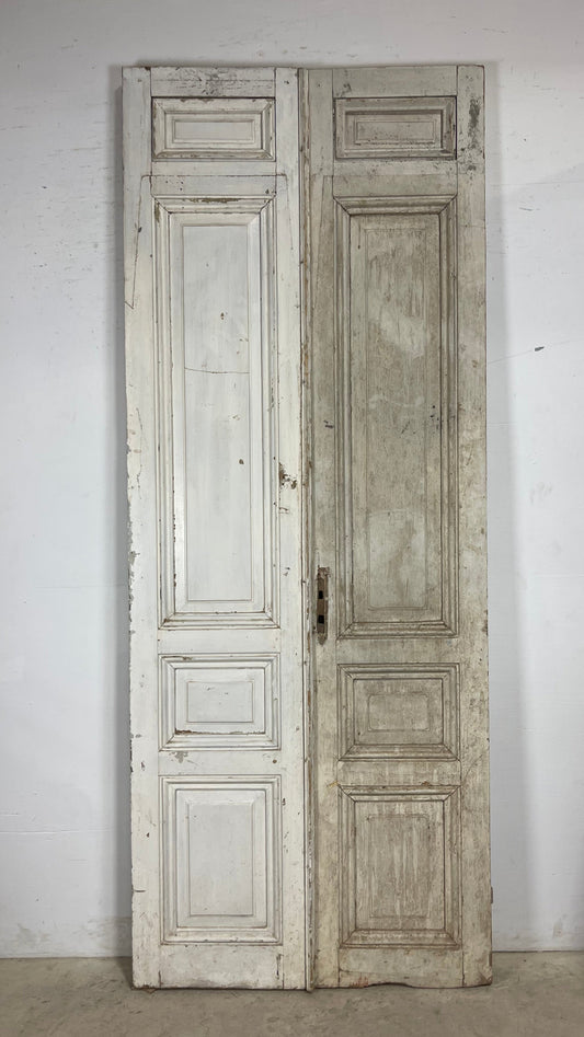 Antique French panel Doors (109x43) M135