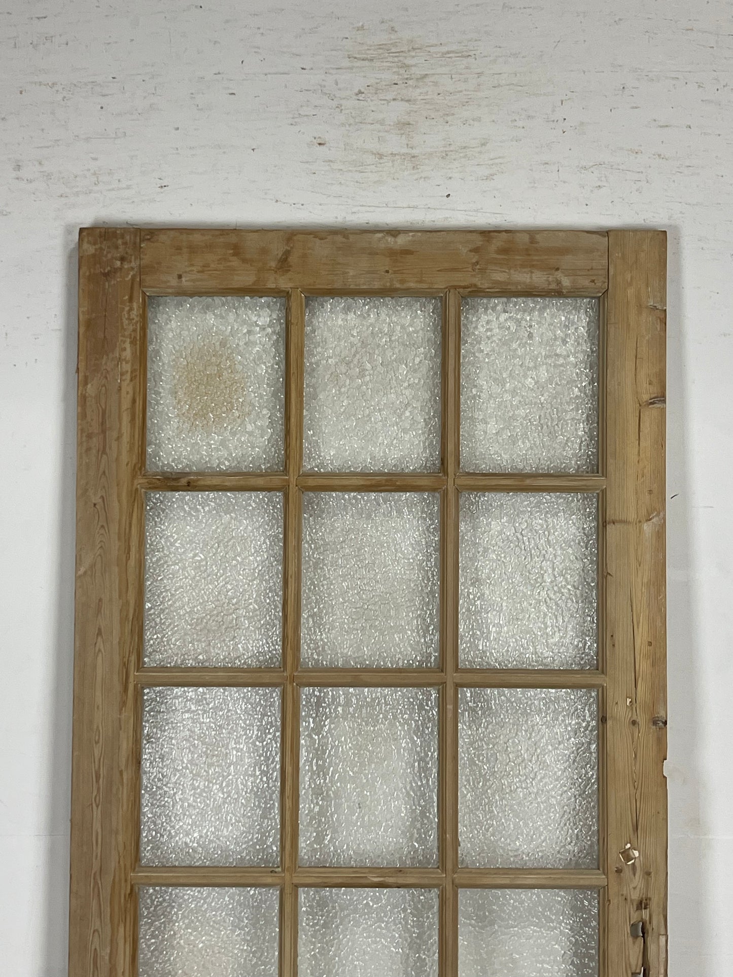 Antique French Panel Door with Glass  (86.5x32.25) M213