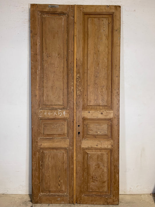 Antique French panel Doors (95.75x44.75) K705