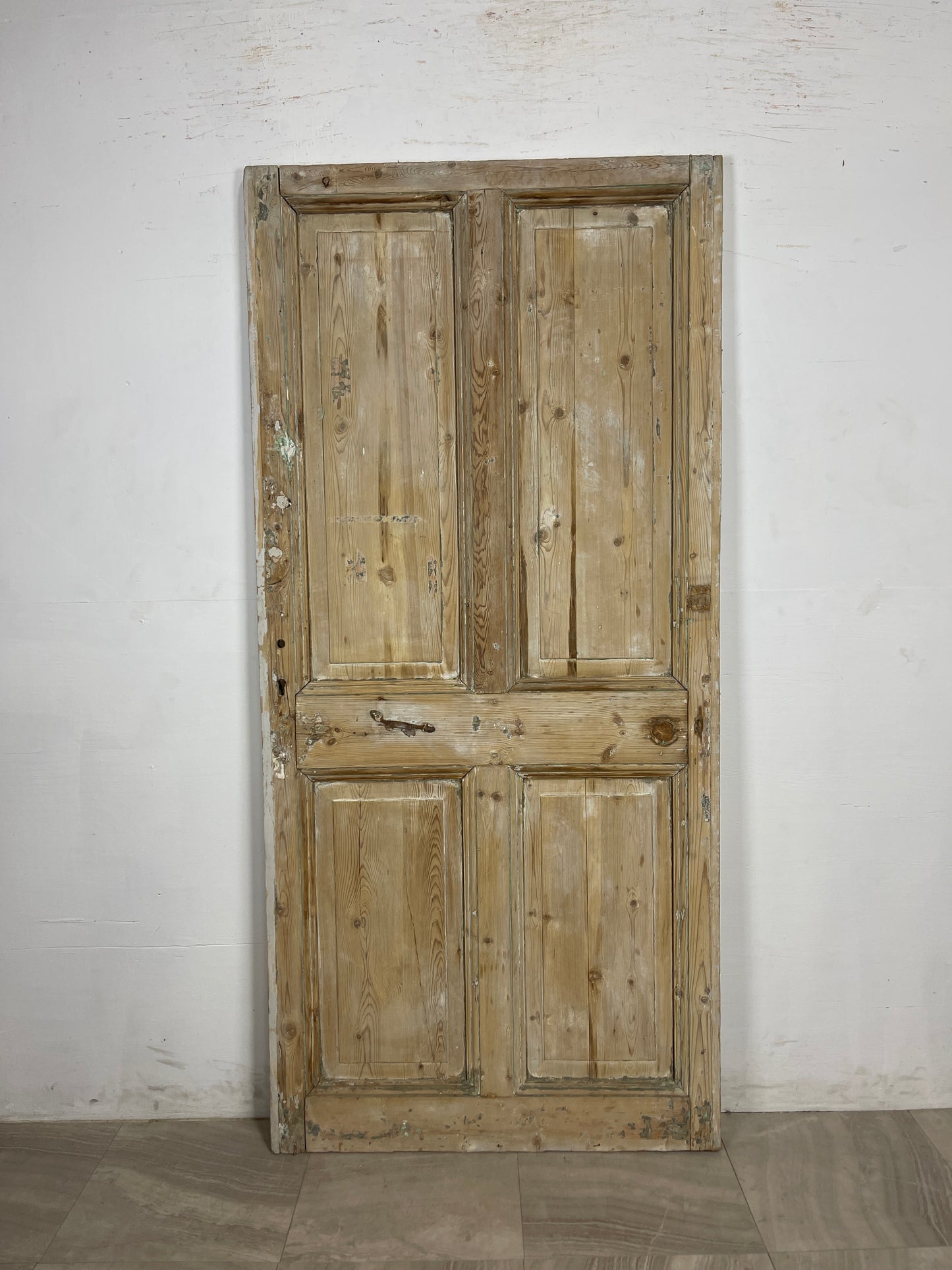 Antique French Panel Door  (83 x 39) N206