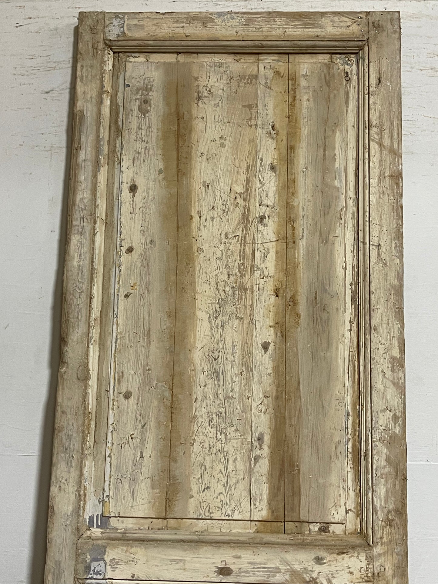 Antique French panel door (94.25x33.25) K808