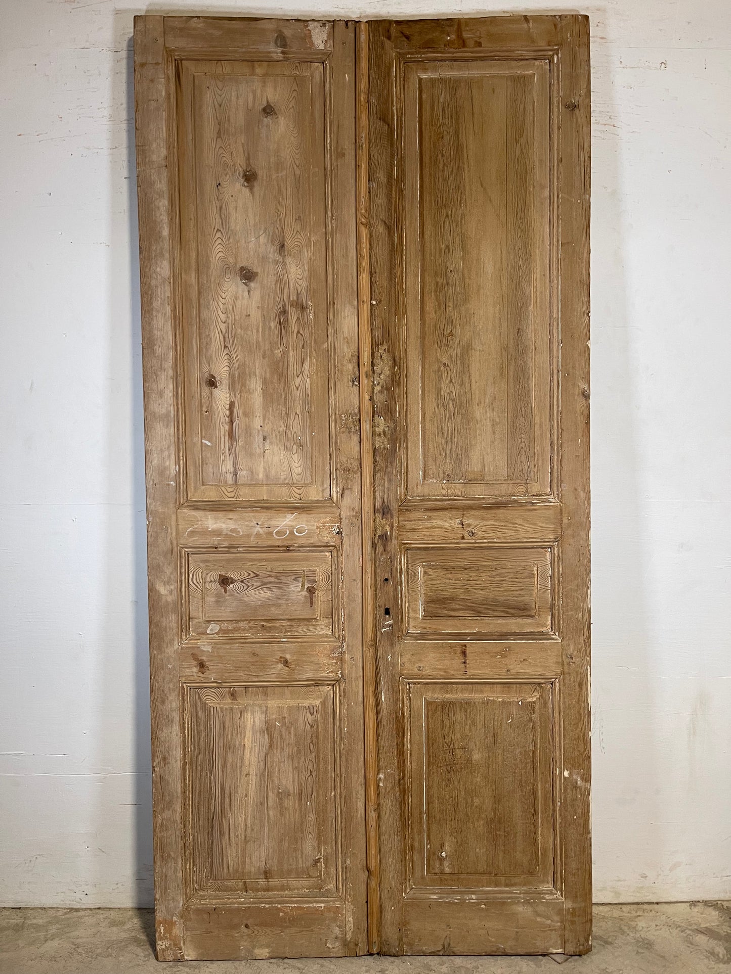 Antique French panel Doors (98.25x46.5) K728