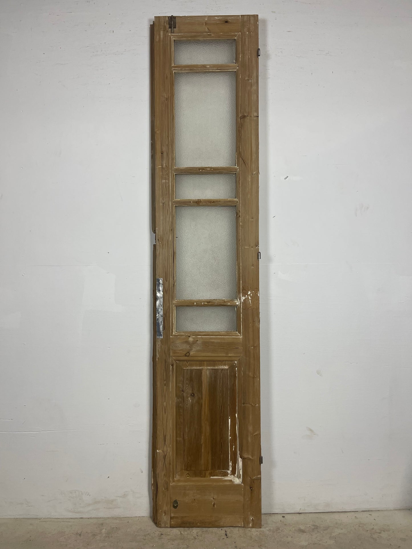 Antique French panel door (94x20) L374